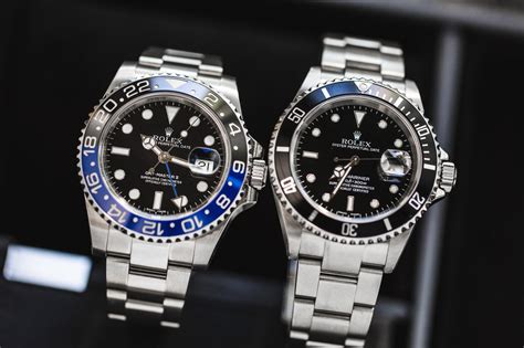 rolex submariner ceramic vs gmt master ii|submariner batman.